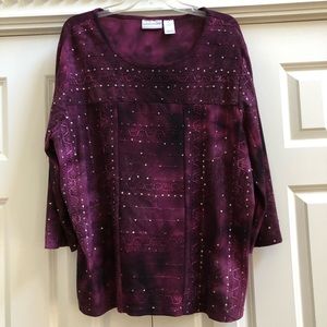 Alfred Dunner Beaded Top
